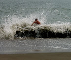 Jason ripping over a wave