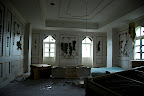 Only the honeymoon suite was destroyed like this, disgruntled jilted bride or groom?