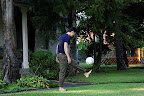 Yoshio plays all alone