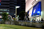 The Can and Scott waiting in front of Shinjuku Bic
