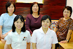 From left to right:  Yukiko, Megumi, Fukiko, Satako, Chieko