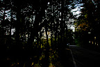 Darkness falls in Nagano