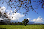 Such a big sky could be seen on the farm