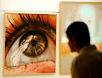 Whose eyes are on who?