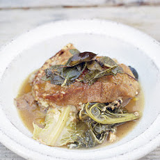 Italian Bread and Cabbage Soup with Sage Butter