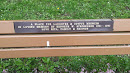Stephenson Memorial Bench Plaque