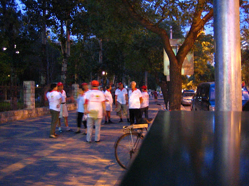 Neighborhood watch in Beijing's foreigner district.