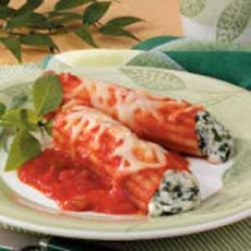 Spinach Manicotti