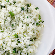 Scallion Cilantro Rice with Habaneros and Lime