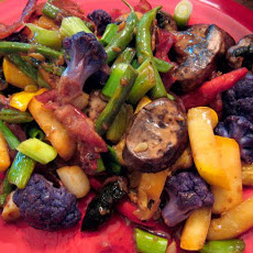 Bacon and Mushroom Stir-Fry