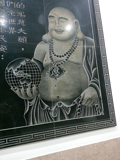 Maitreya with Earth Mural