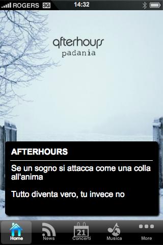 Afterhours - App ufficiale