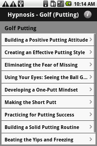 【免費運動App】Hypnosis OTR – Golf Putting-APP點子