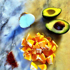 Smokey Orange and Avocado salad