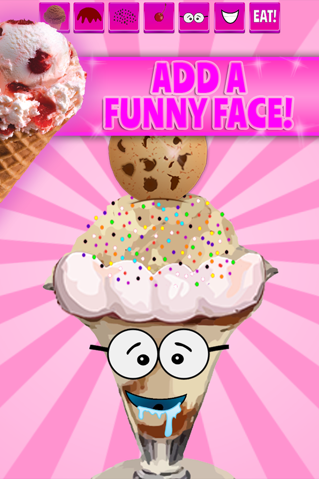 Android application Ice Cream Shop screenshort