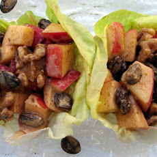 Menage a trois with yogurt curry dressing
