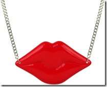 kissed necklace
