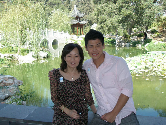 mommy & charles enjoy the serene scenery..