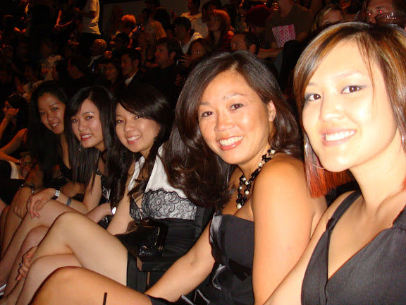 here we are, waiting for the movie to begin.