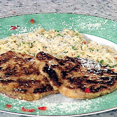 Paneed Pork Medallions with Herbed Spaetzle