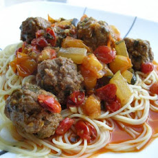 Moroccan Meatballs -- Tagine Kefta