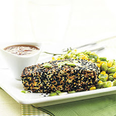 Seared Sesame Tuna with Orange-Ginger Sauce