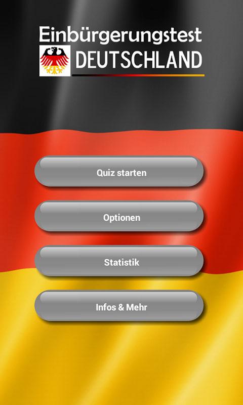 Android application Einbürgerungstest 2022 screenshort