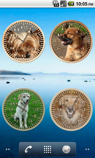 【免費個人化App】Dog 4 Retriever Analog Clock-APP點子