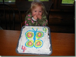 Cabin  Mem. weekend 5-26,  (Annes 4th bday 152