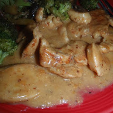 Chicken in Mustard Sauce, Weight Watchers Style