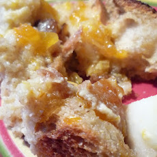 Apricot Jam Bread Pudding