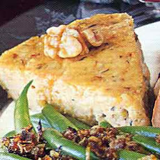 Polenta Triangles with Rosemary and Walnuts