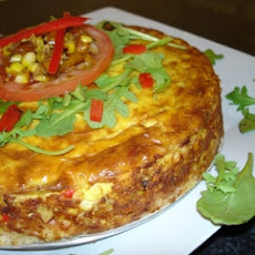 Smoked Gouda Blue Cheese Cake
