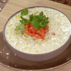 Corn and Goat Cheese Queso
