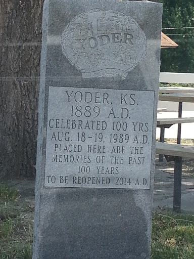 Yoder. KS. 1889 A.D.