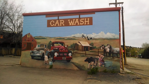Old Time Car Wash Mural