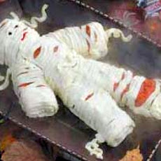 Yummy Mummy Cheese Spread (Mummy Shape) Halloween