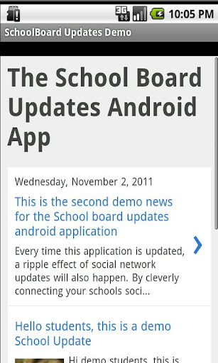 SchoolBoard Updates Demo