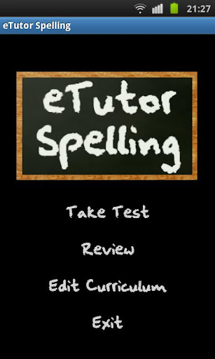 eTutor Spelling