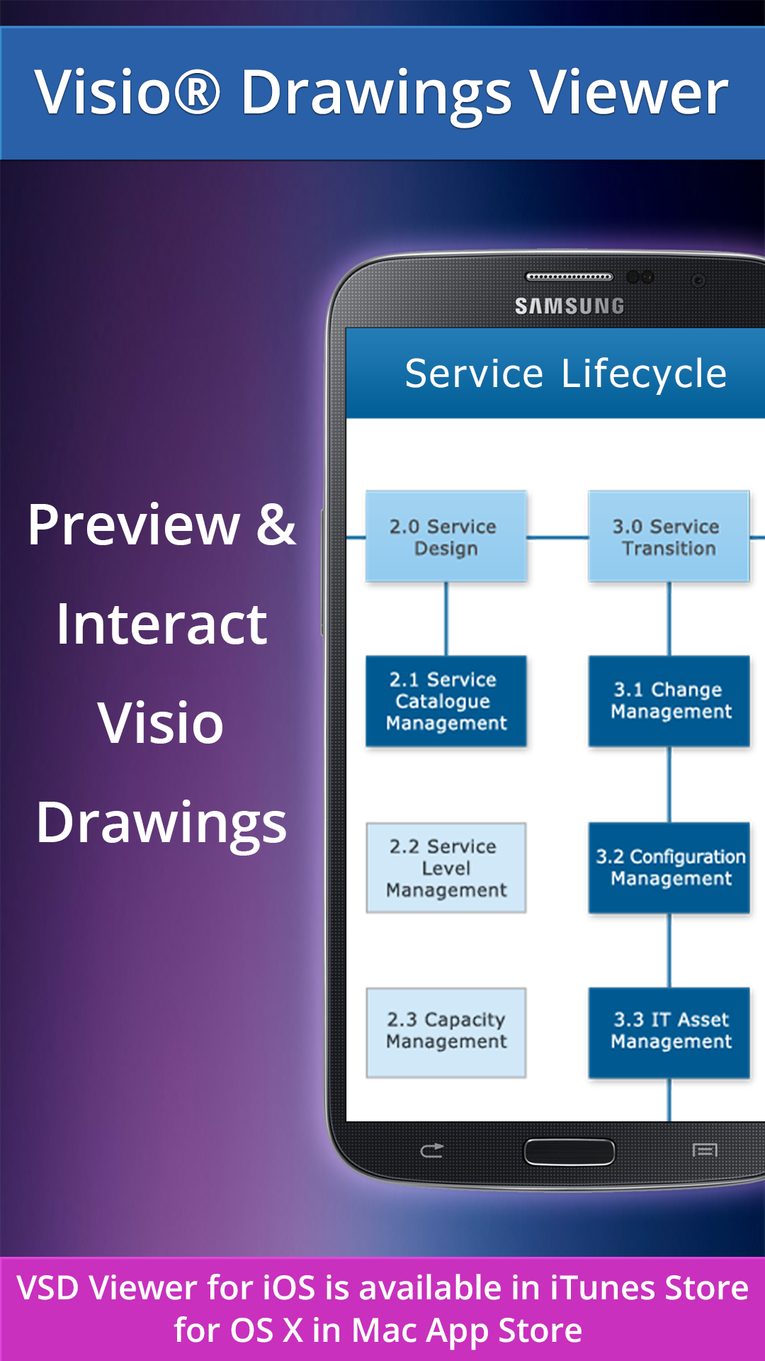 Android application VSD Viewer for Visio Drawings screenshort