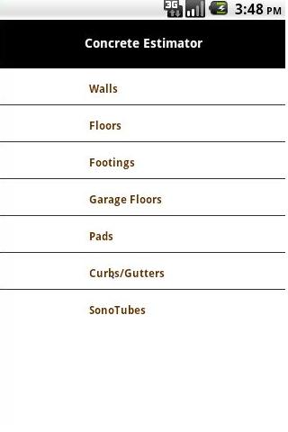 Concrete Estimator