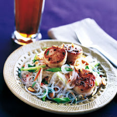 Scallops with Asian Noodle Salad