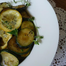 Yellow and Green Summer Squash With Lemon and Herbs