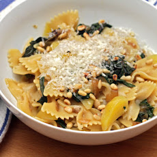 Jeanne Thiel Kelley's Farfalle with Golden Beets and Pine Nuts