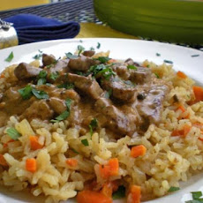 Beef in Mustard and Cream Sauce - Emancés De Boeuf