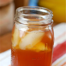 Roasted Peach Iced Tea