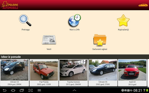 polovniautomobili for android screenshot
