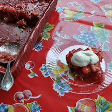 Strawberry Icebox Pie With Almond Crust