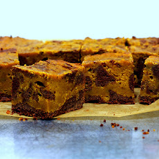 Pumpkin-Swirl Brownies