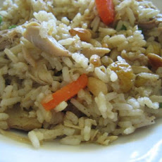 Yakni Pilau (Chicken Rice)